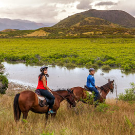 Horse riding in New Caledonia