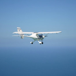 超軽量飛行機での遊覧  ニューカレドニア