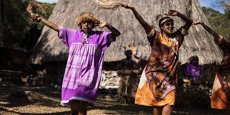 Danse traditionnelle Kanak Nouvelle-Calédonie