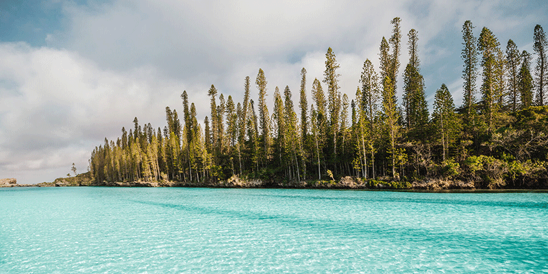 Isle of Pines natural pool in Oro Bay, New Caledonia