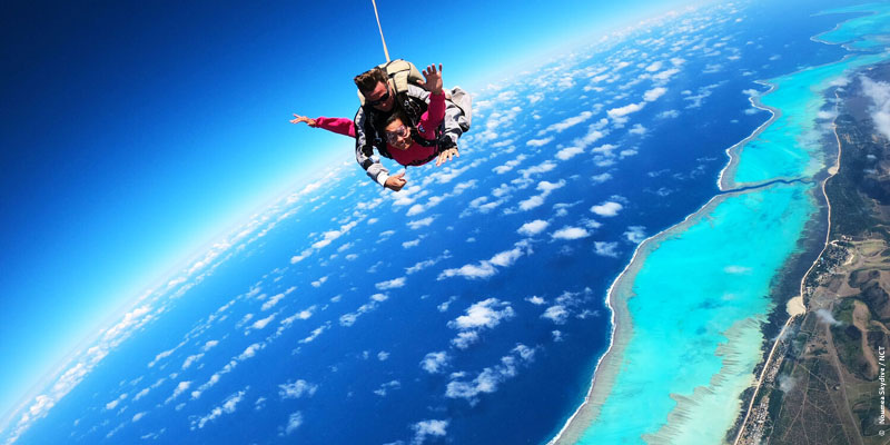 Saut en parachute à Bourail Nouvelle-Calédonie